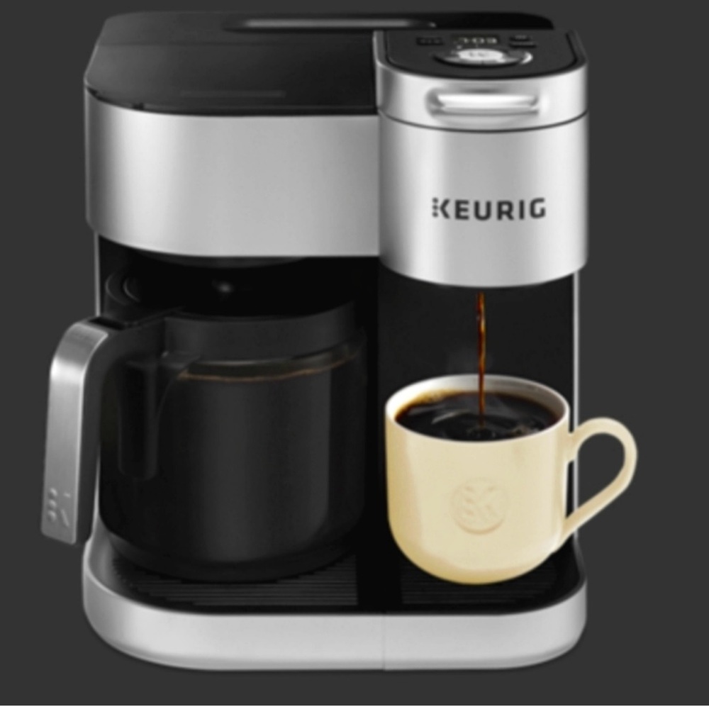 Keurig K-Duo Special Edition Single Serve K-Cup Pod & Carafe Coffee Maker Silver
